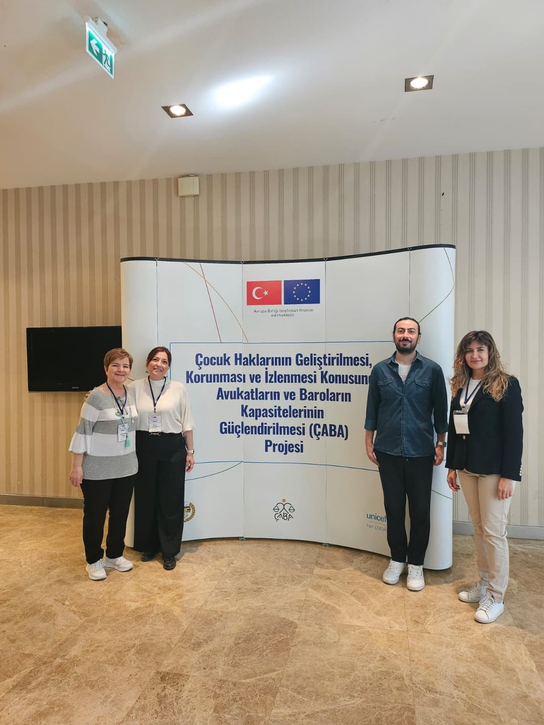 TBB ve UNICEF tarafından yürütülen ve AB tarafından finanse edilen ÇABA Projesi Eğiticilerin Eğitimi Çalışması